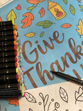 Give Thanks in All Things | Giant Scripture Coloring Poster {24in x 36in)