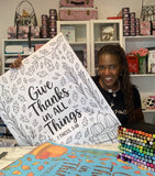 Give Thanks in All Things | Giant Scripture Coloring Poster {24in x 36in)