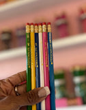 Personalized Pencil Set {6 Pencils} Choose Your Own Pencil Colors