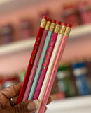 Personalized Pencil Set {12 Pencils} Choose Your Own Pencil Colors