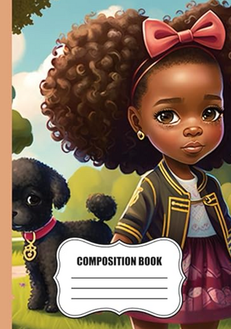 Tessie’s Girls: Aria Wide Ruled Composition Notebook-120 Pages