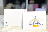 Happy Birthday Confetti {CV301-BLY}