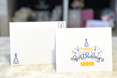 Happy Birthday Confetti {CV301-BLY}