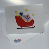 Red Sleigh with gifts {PVC101}