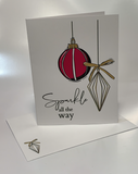 Red Sparkle Ornament {HLC102}