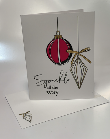 Red Sparkle Ornament {HLC102}