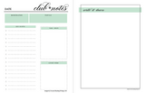 Club•house Notes {GREEN}