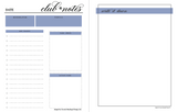 Club•house Notes {BLUE}