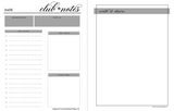 Club•house Notes {GREY} Digital Design