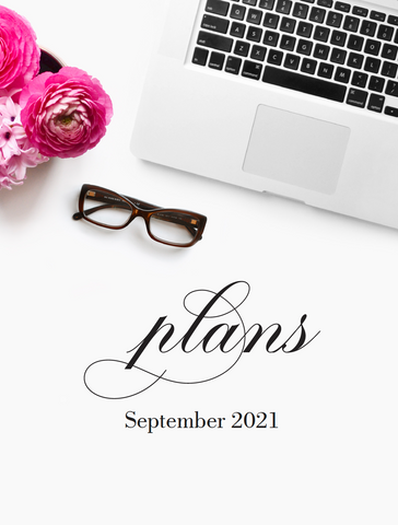 September plans! {2-page Monthly Planner}