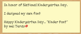 Kinder•Baby Font
