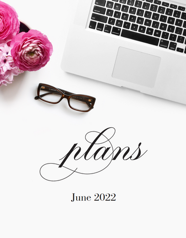 August 2022 plans! {1-page Monthly Planner} DIGITAL PLANNER