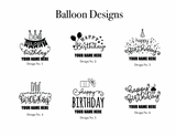 Personalized 18in Mylar Balloon