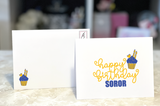 Happy Birthday Confetti Notecard {CCV401-BLY}