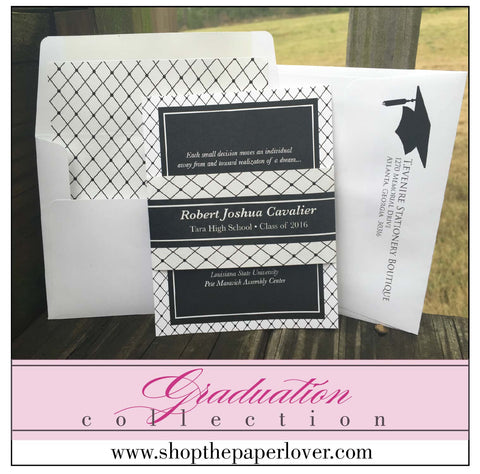 Graduation Announcement w/Bellyband