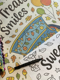 Truck 'n Sweet Treats & Smiles | Giant Scripture Coloring Poster (24in x36in)