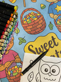 Sweet Treats & Smiles | Giant Scripture Coloring Poster (24in x36in)