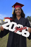 Graduate Sign | 24” Graduation Party Decoration | Personalized Name Graduation Sign | Class of 2026 Photo Prop