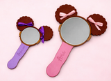 Personalized Hand-Held Mirror with Puffs