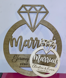Custom•Made Wedding Ring Sign