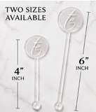 Personalized Acrylic Cocktail Stirrers | Custom Logo Drink Stirrers