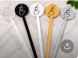Personalized Acrylic Cocktail Stirrers | Custom Logo Drink Stirrers