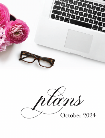 October 2024 plans! {1-page Monthly Planner} DIGITAL PLANNER (Copy)