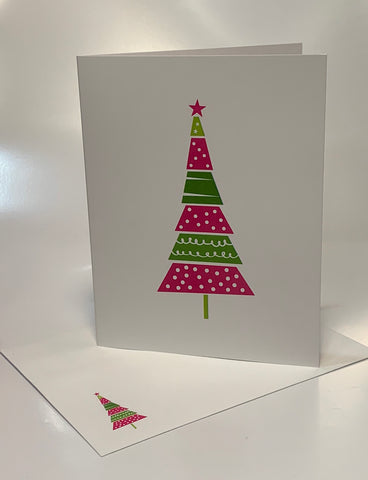 Pink 'n Green Christmas Tree {HLC101}