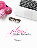 plans! Sticker Collection Volume 1