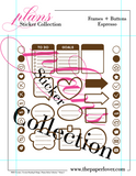 plans! Sticker Collection Volume 3