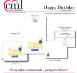 Happy Birthday Confetti Notecard {CCV401-BLY}