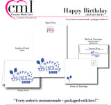 Happy Birthday Balloon Notecard {BLV201-BLW}