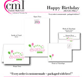 Happy Birthday Balloon Notecard {BLV201-PKG}